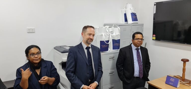 Image 1 of 4: Official Handover of Counsel Room By Australian High Commission